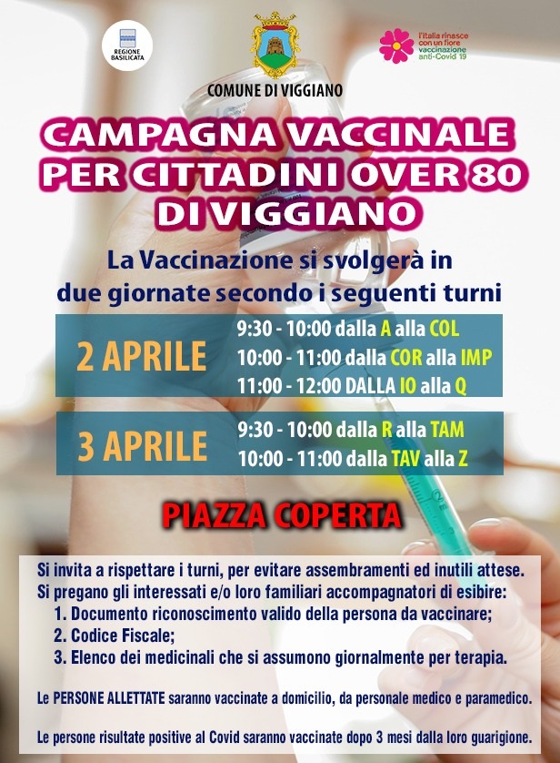 Vaccinazioni ultraottantenni