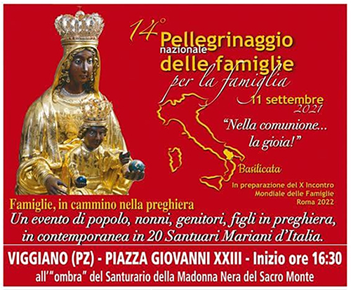 14° Pellegrinaggio delle Famiglie per la famiglia