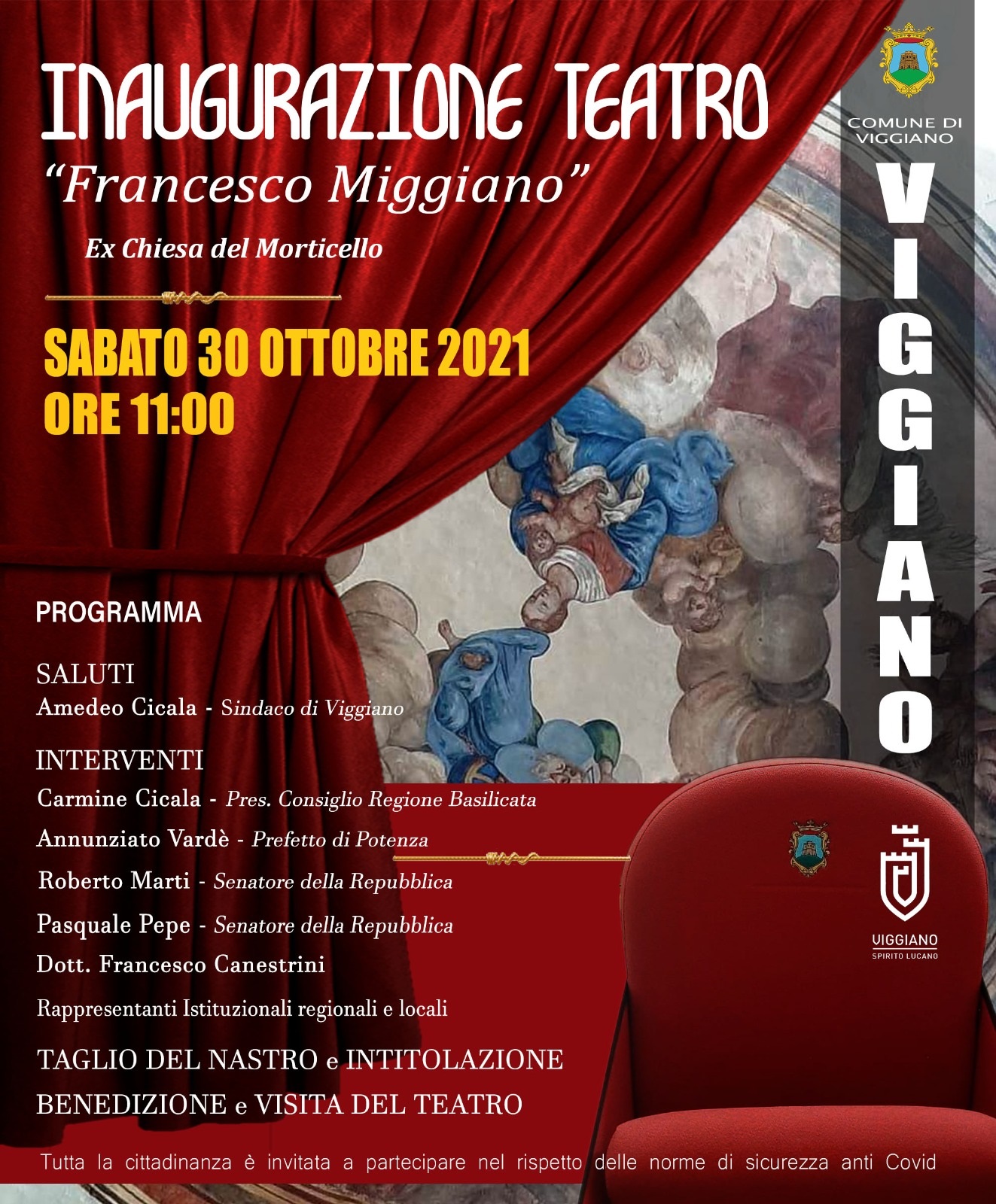 teatro inaugurazione locandina