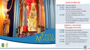 Festeggiamenti in onore della Madonna del Sacro Monte di Viggiano. 30 Aprile - 1 Maggio 2022